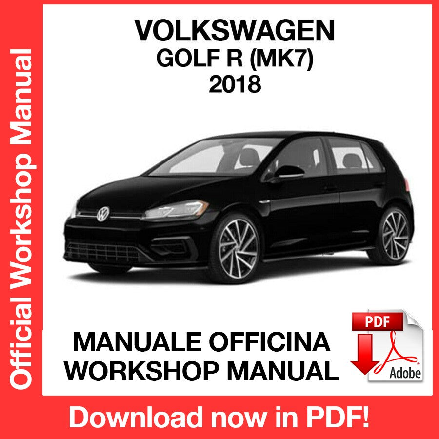 Workshop Manual Volkswagen Golf R MK7 (2018) (EN)