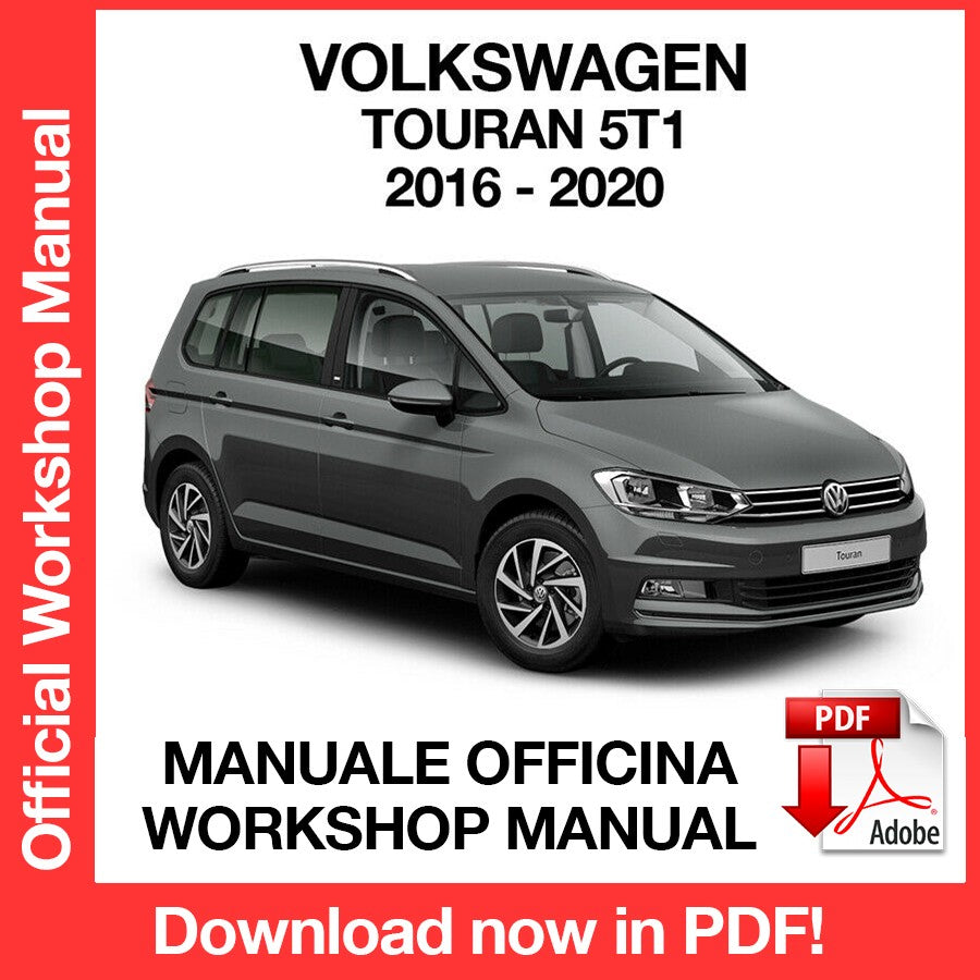 Workshop Manual Volkswagen Touran (2016-2020) (EN)