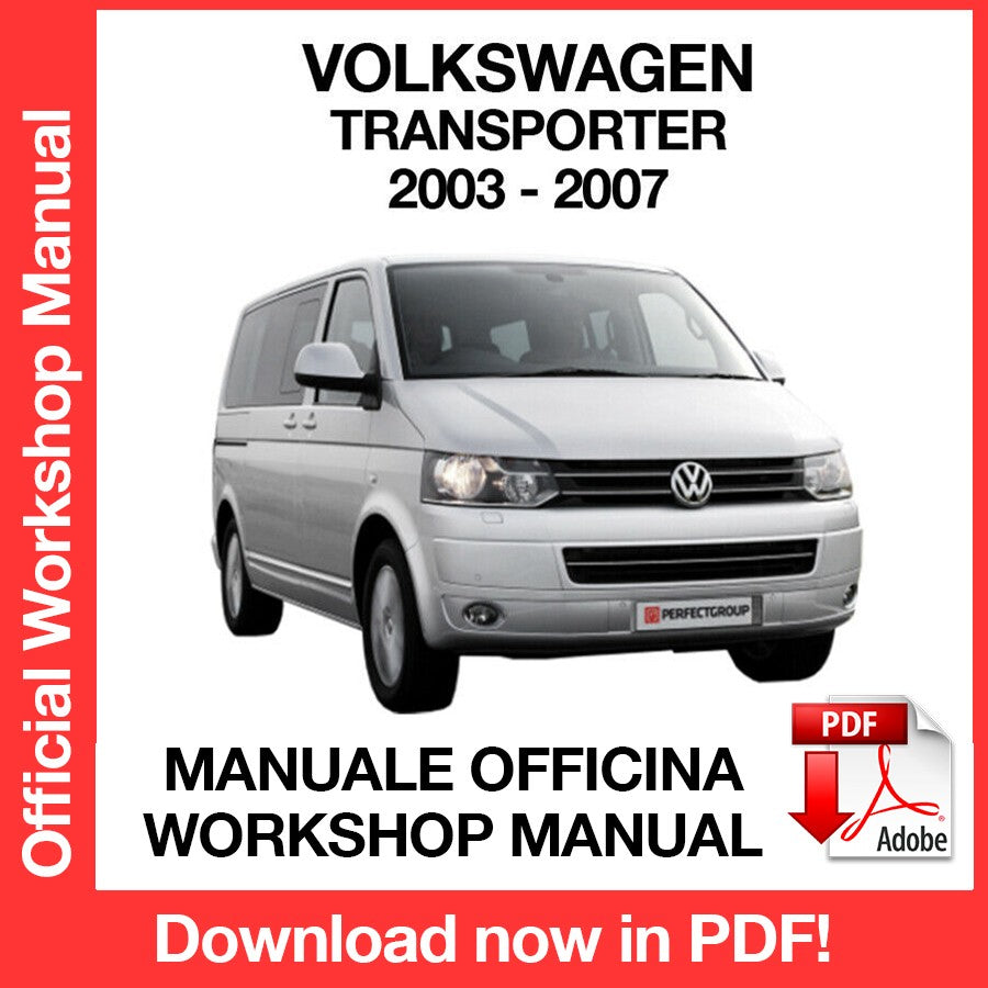 Workshop Manual Volkswagen Transporter T5 (2003-2007) (EN)