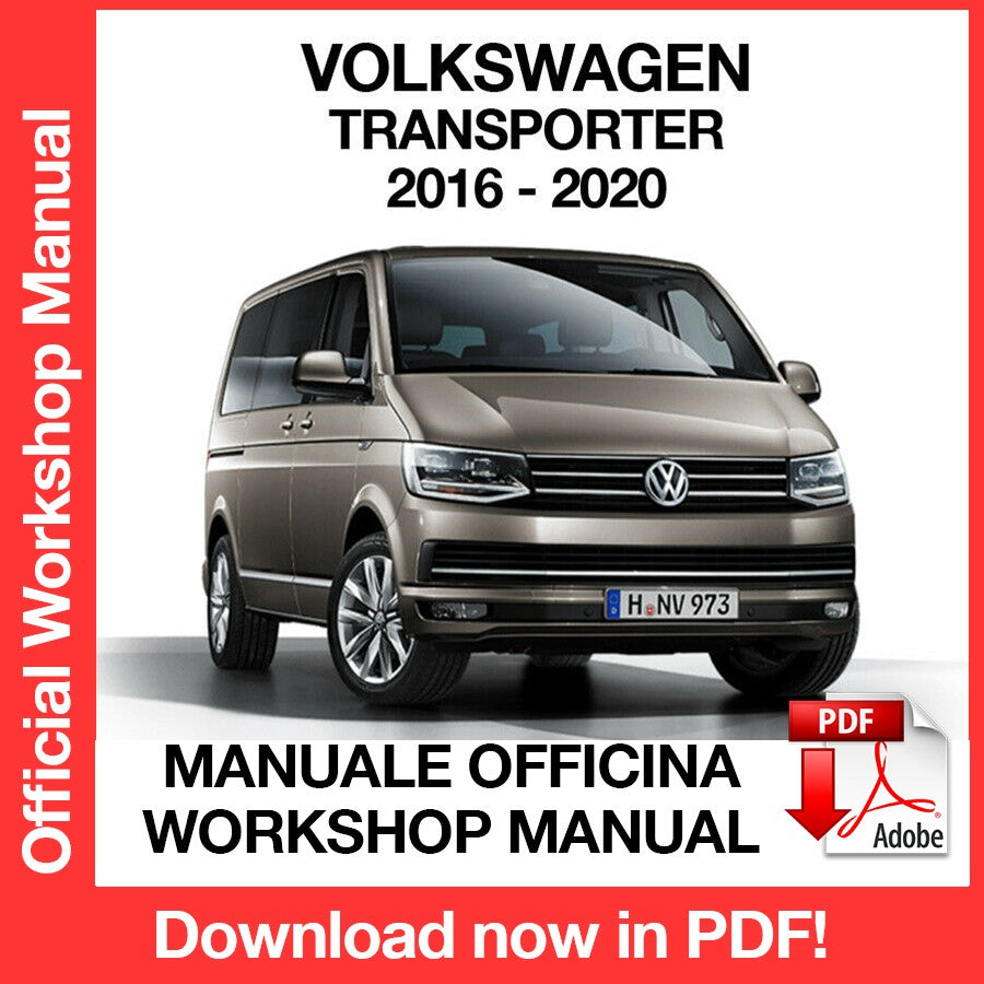 Workshop Manual Volkswagen Transporter T6 (2016-2020) (EN)