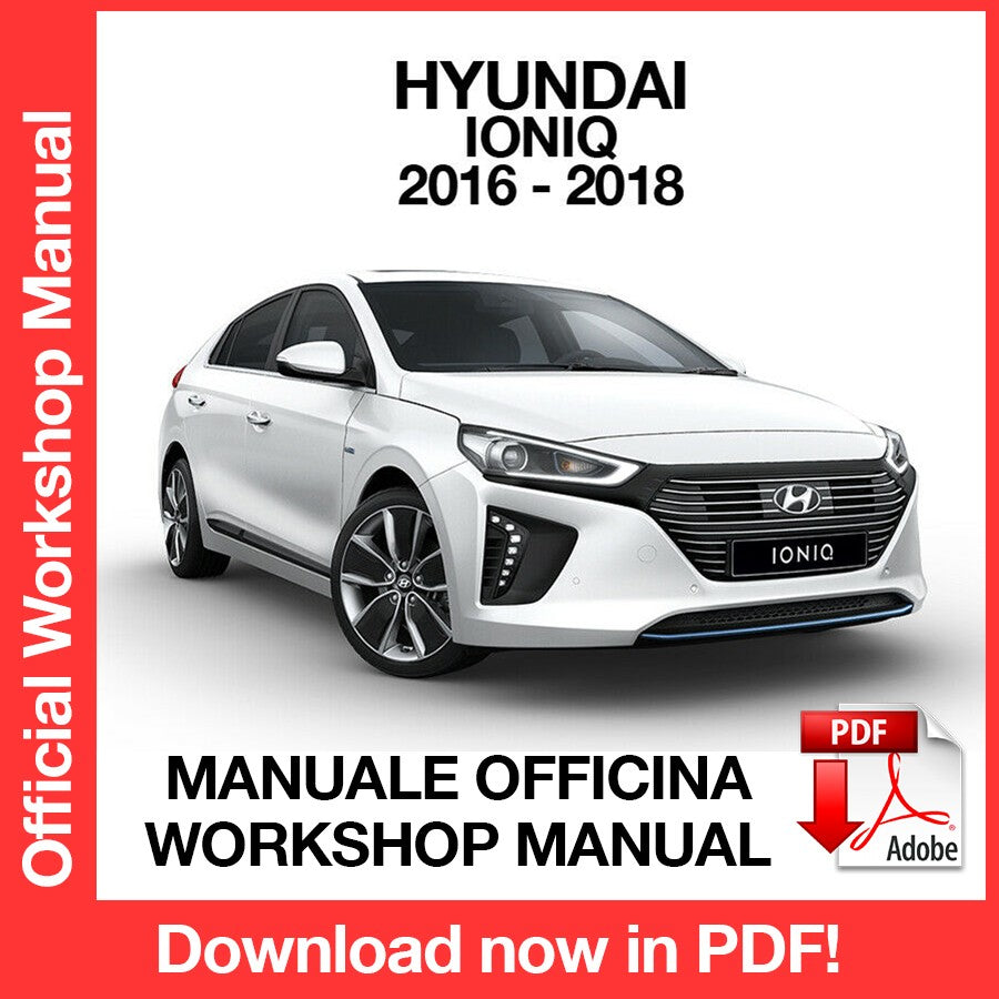 Workshop Manual Hyundai Ioniq Hybrid (2016-2018) (EN)