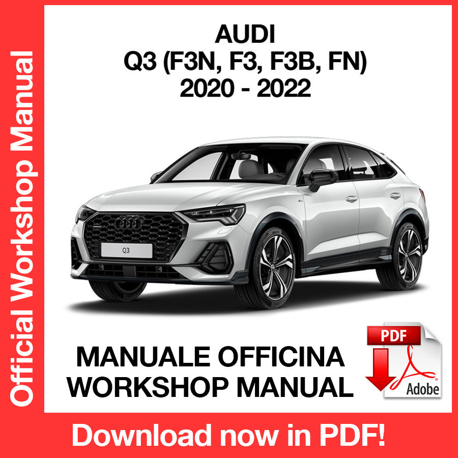 WORKSHOP MANUAL AUDI Q3 F3N  (2020-2022) (EN)