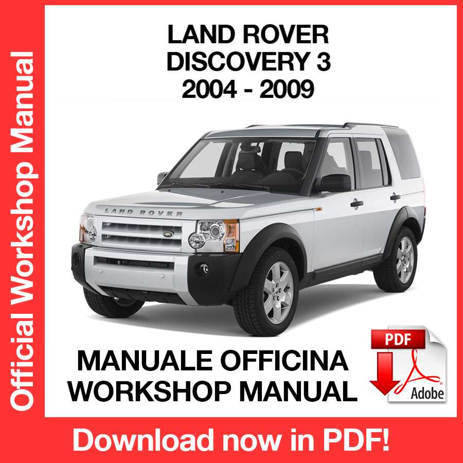 Workshop Manual Land Rover Discovery 3 L319 (2004-2009) (EN)