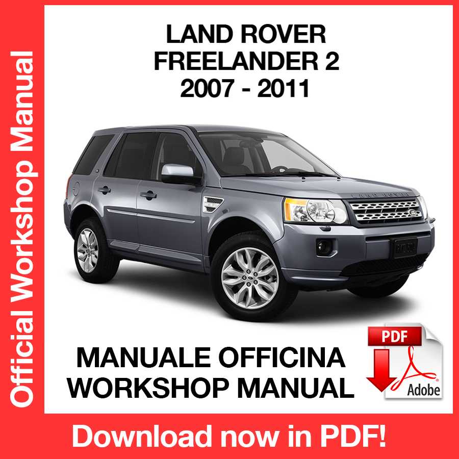 Workshop Manual Land Rover Freelander 2 (2007 - 2011) (EN)