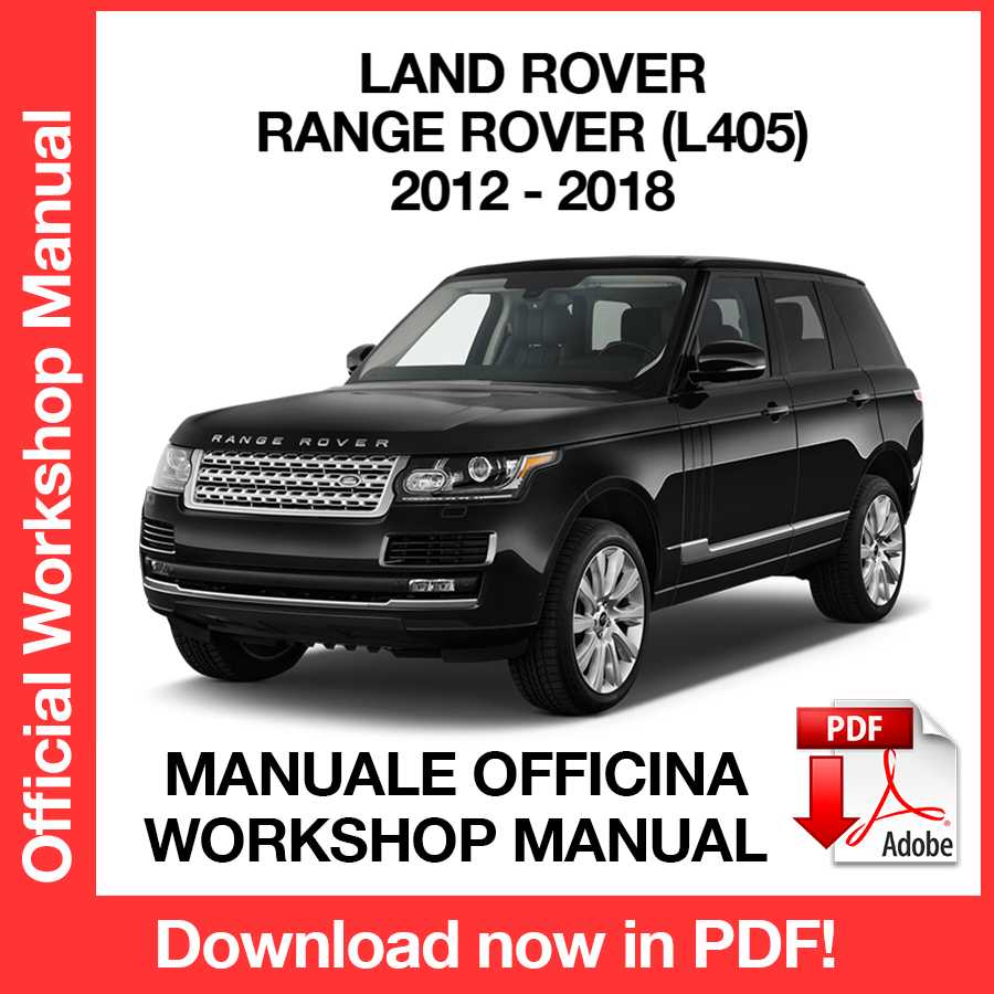 Workshop Manual Land Rover Range Rover L405 (2012-2018) (EN)