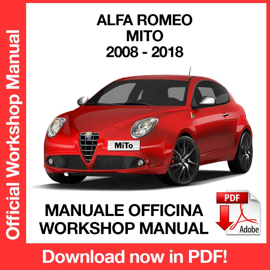 Workshop Manual Alfa Romeo MITO (2008-2018) (ITA)