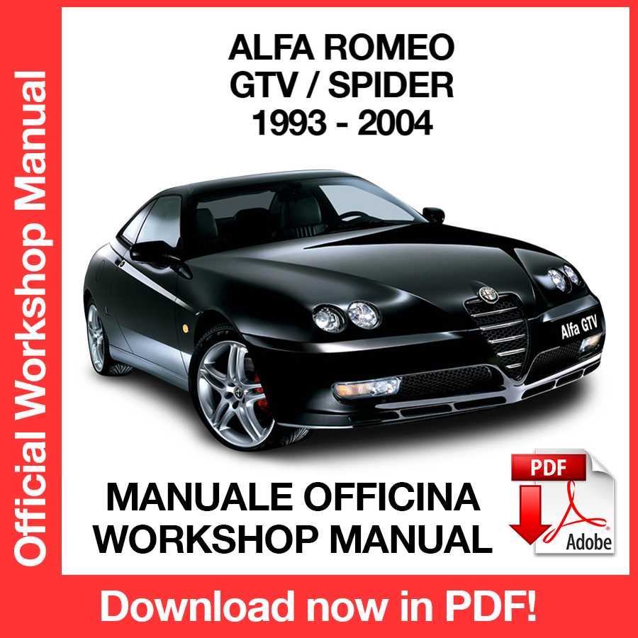 Workshop Manual Alfa Romeo GTV - Spider (1993-2004) (EN)