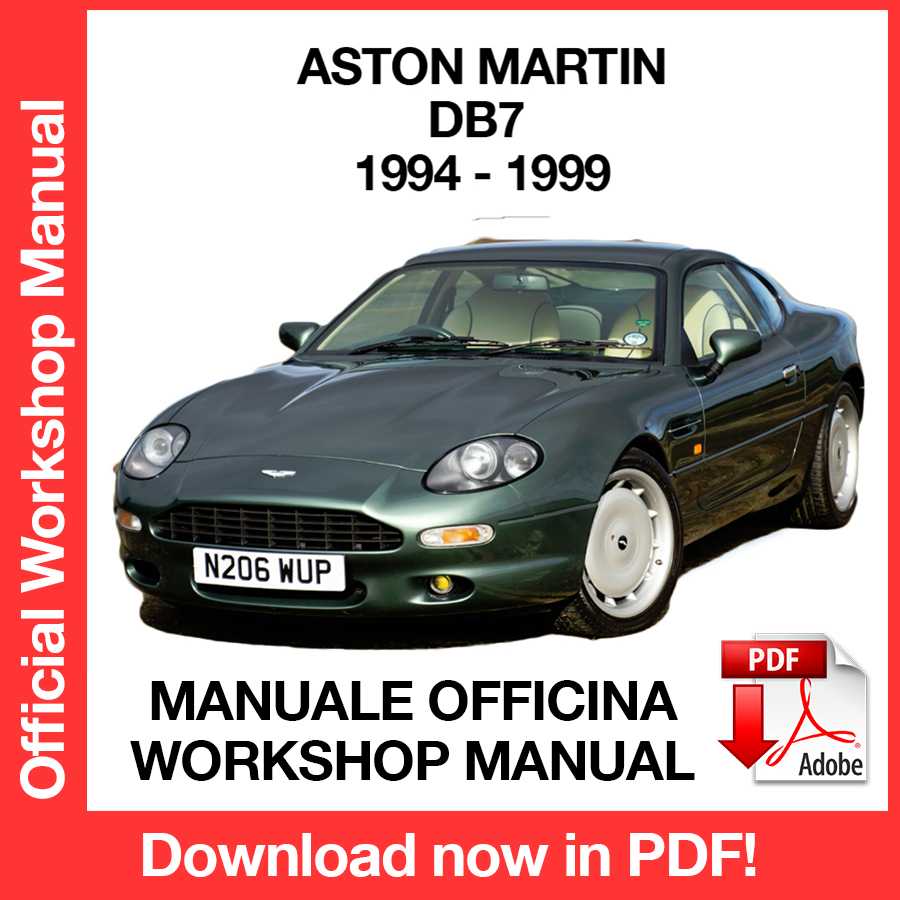 Workshop Manual Aston Martin DB7 (1994-1999) (EN)