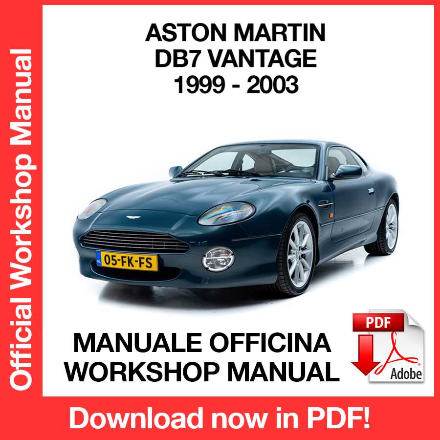 Workshop Manual Aston Martin DB7 (1999-2003) (EN)