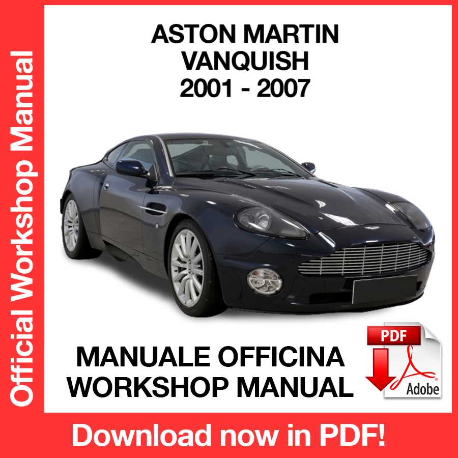 Workshop Manual Aston Martin Vanquish (2001-2007) (EN)
