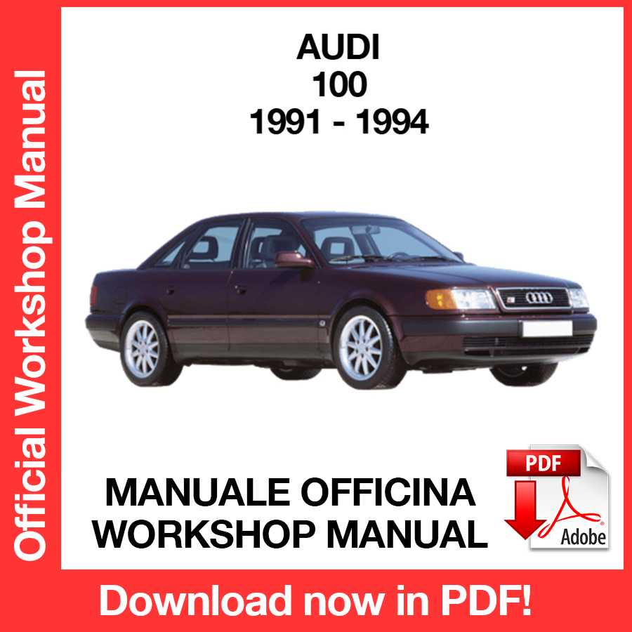 Workshop Manual Audi 100 (1991-1994) (EN)