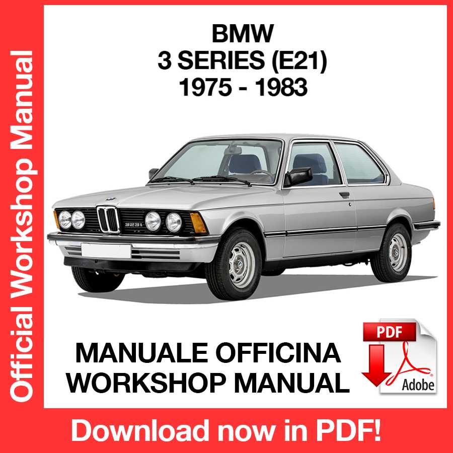 Workshop Manual BMW 3 Series E21 (1975-1983) (EN)