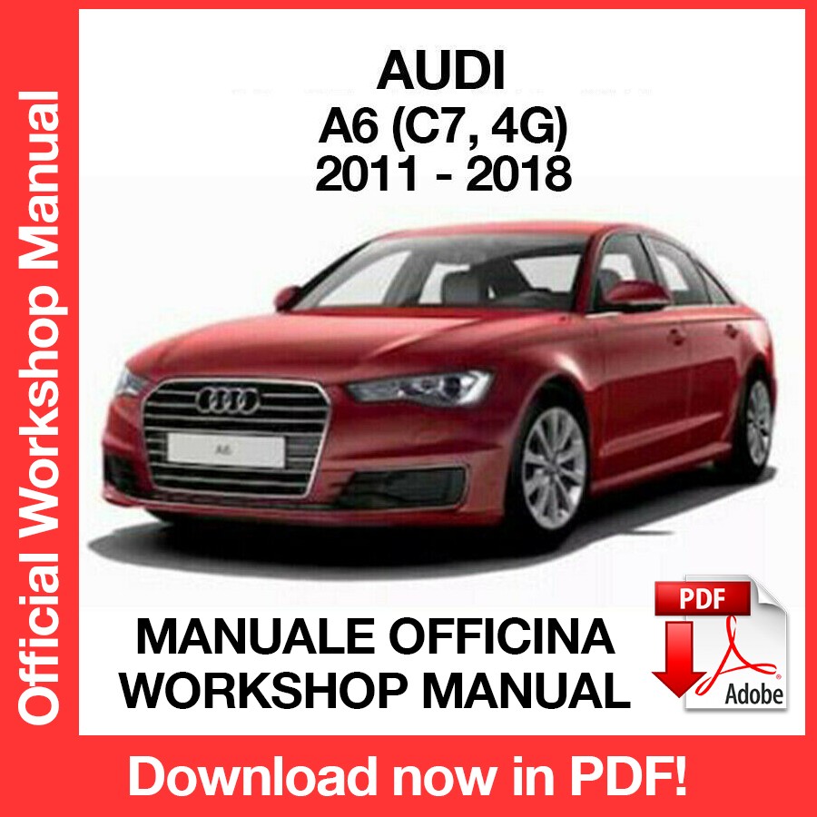 WORKSHOP MANUAL AUDI A6 (2011-2018) (EN)