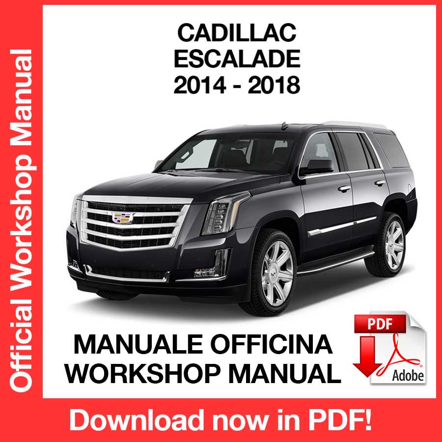 Workshop Manual Cadillac Escalade (2014-2018) (EN)