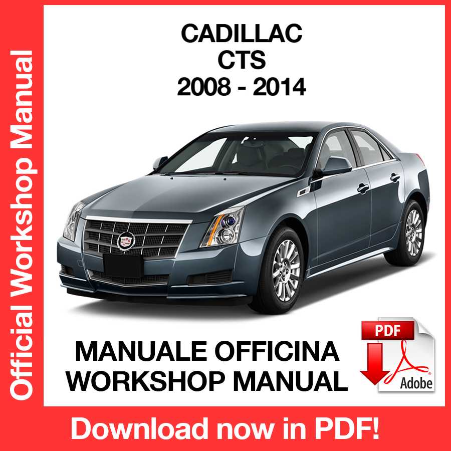 Workshop Manual Cadillac CTS (2008 - 2014) (EN)