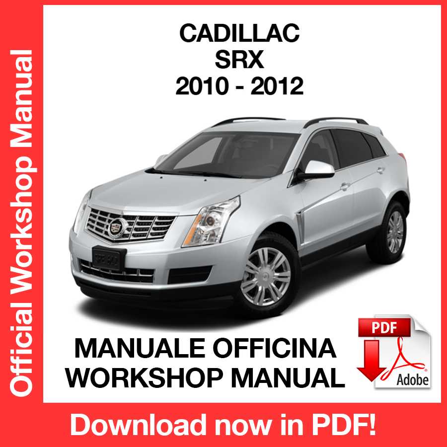 Workshop Manual Cadillac SRX (2010-2012) (EN)