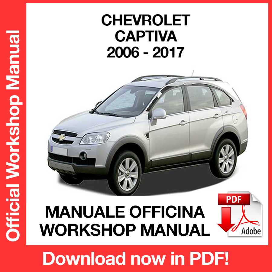 Workshop Manual Chevrolet Captiva (2006-2017) (EN)