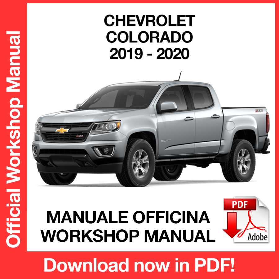 Workshop Manual Chevrolet Colorado (2019-2020) (EN)