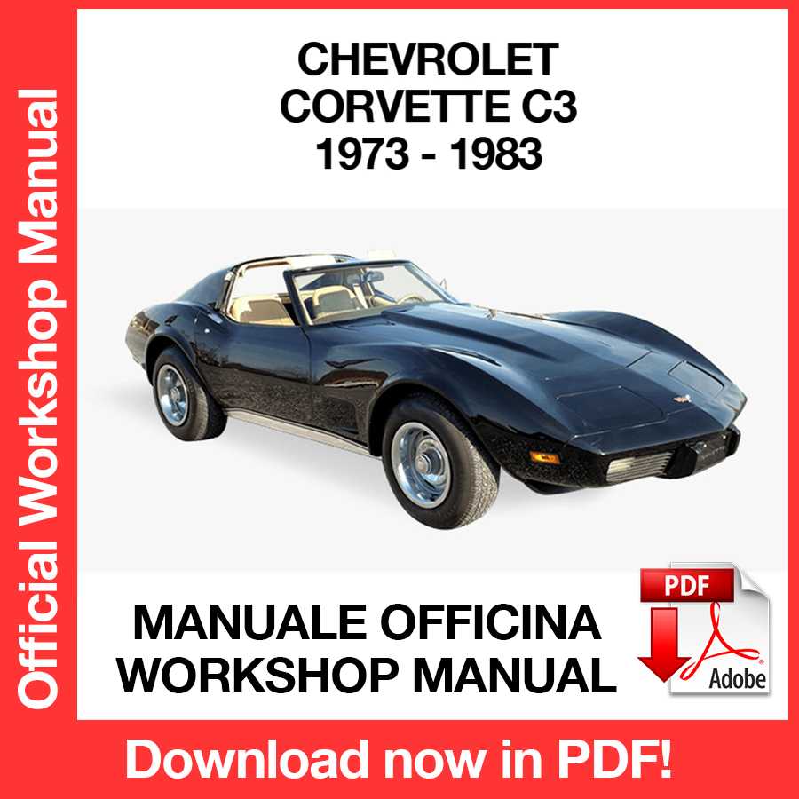 Workshop Manual Chevrolet Corvette C3 (1967-1983) (EN)