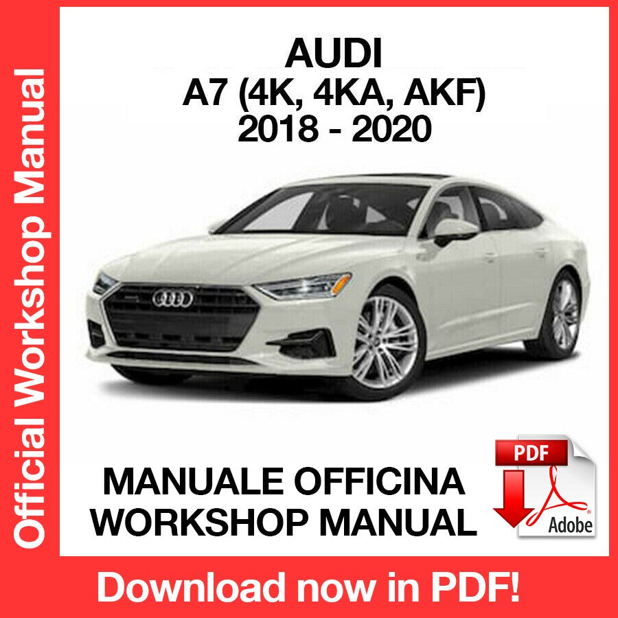 WORKSHOP MANUAL AUDI A7 (2018-2020) (EN)