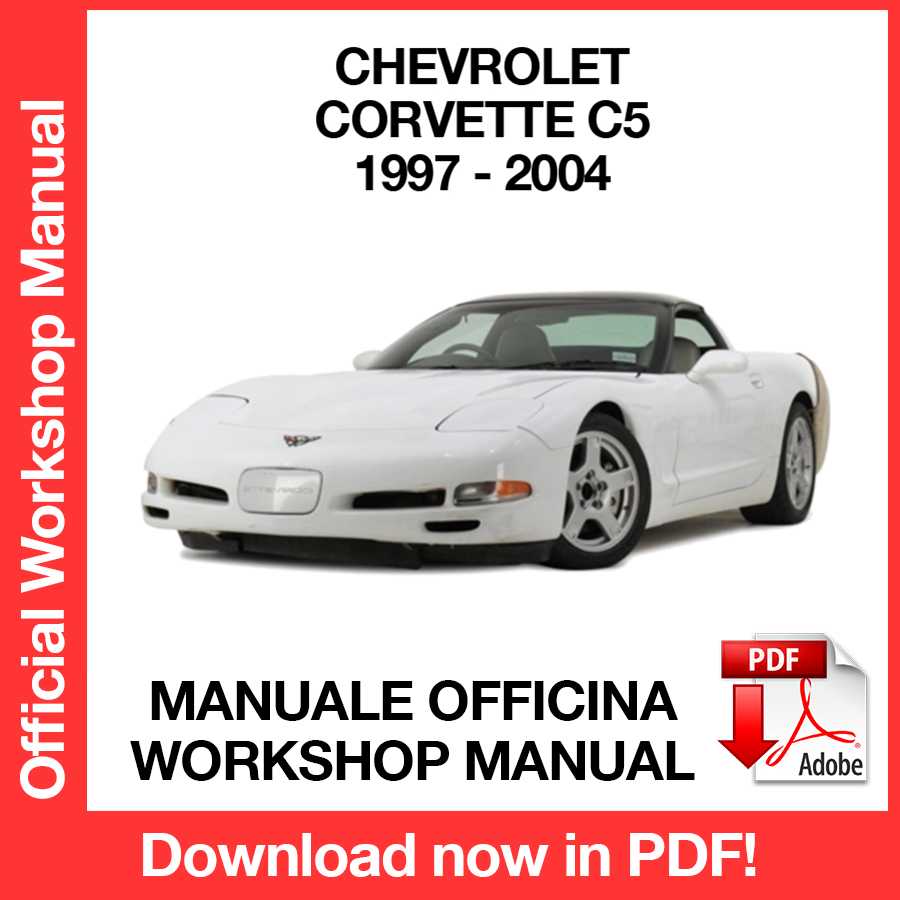 Workshop Manual Chevrolet Corvette C5 (1997-2004) (EN)