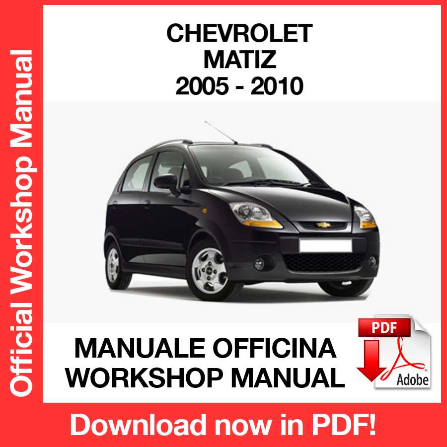 Workshop Manual Chevrolet Matiz (2005-2010) (ITA)
