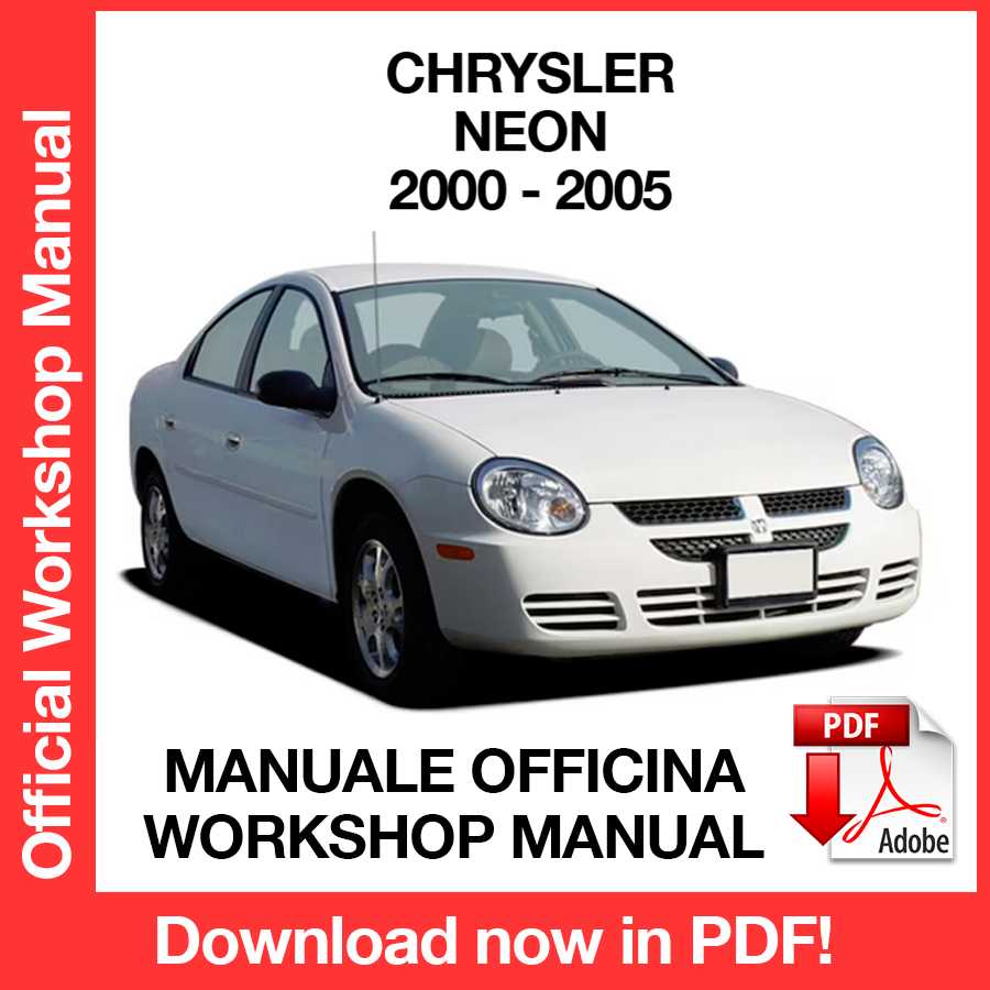 Workshop Manual Chrysler Neon (2000-2005) (EN)