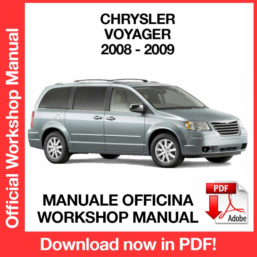 Workshop Manual Chrysler Voyager (2008-2009) (EN)