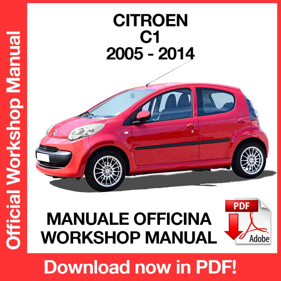 Manuale Officina Citroen C1 (2005-2014) (ITA)