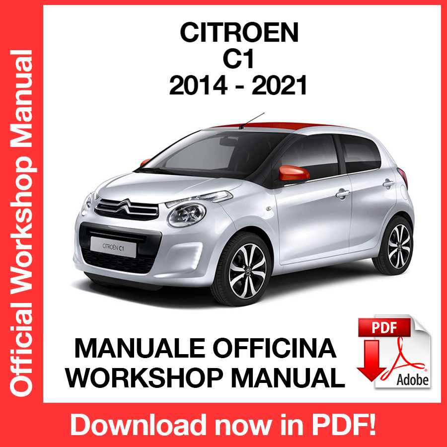 Manuale Officina Citroen C1 (2014-2021) (ITA)
