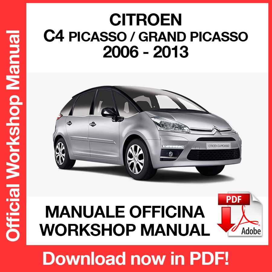Manuale Officina Citroen C4 Picasso (2006-2013) (ITA)