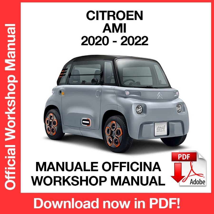 Workshop Manual Citroen AMI (2020-2022) (ITA)