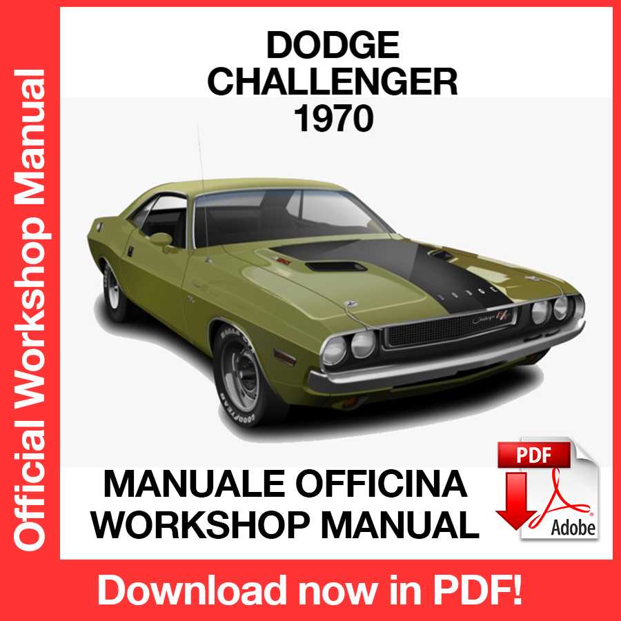 Workshop Manual Dodge Challenger (1970) (EN)