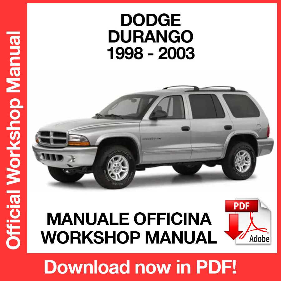 Workshop Manual Dodge Durango (1998-2003) (EN)