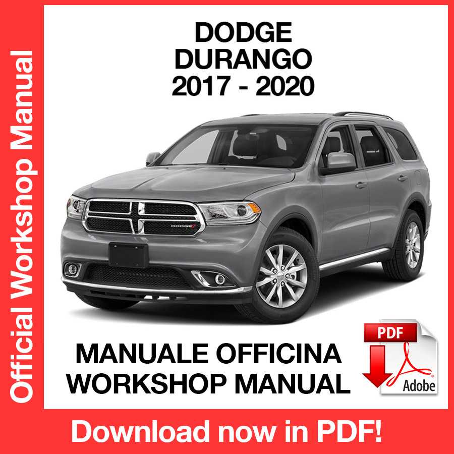 Workshop Manual Dodge Durango (2017-2020) (EN)