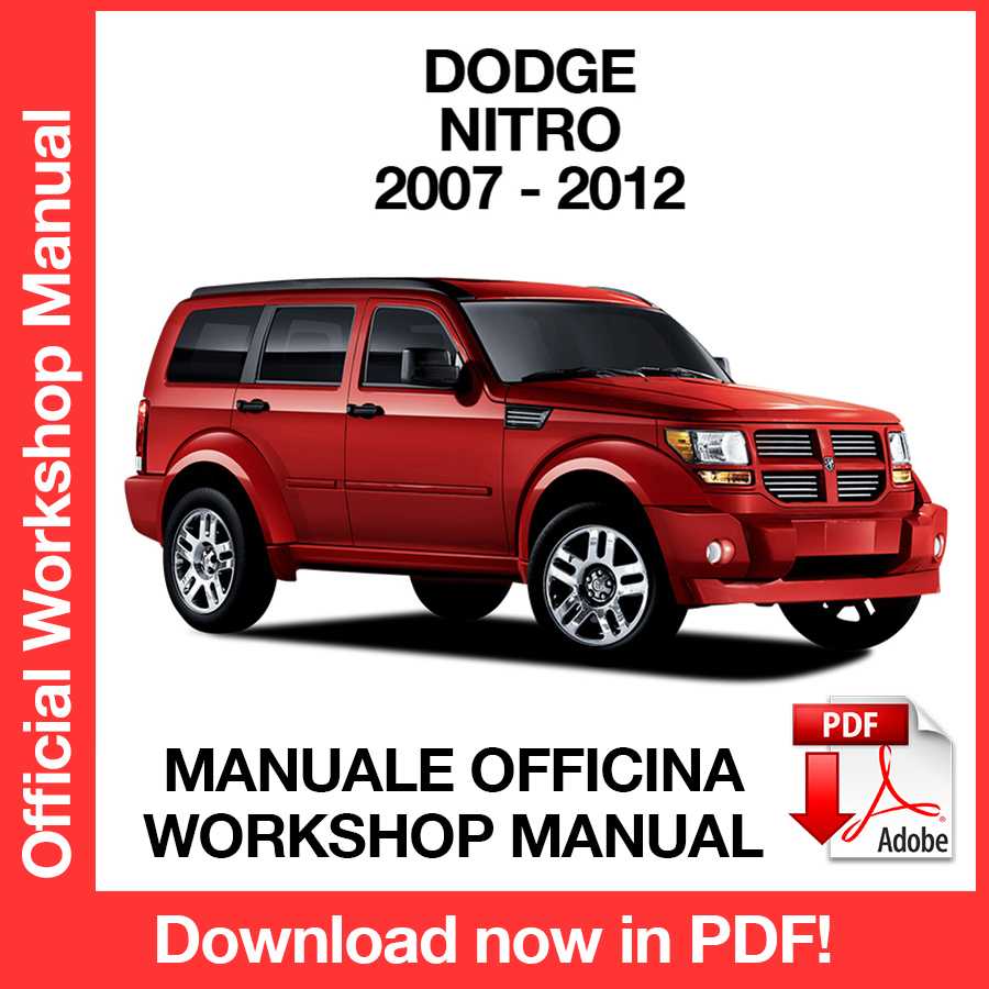 Workshop Manual Dodge Nitro (2007-2013) (EN)