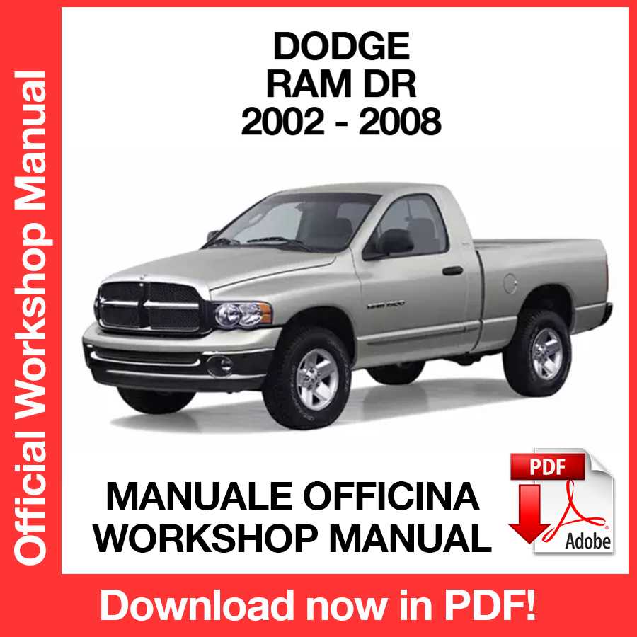 Workshop Manual Dodge Ram 1500 DR (2002-2008) (EN)