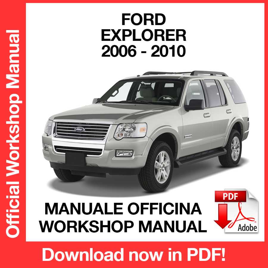 Workshop Manual Ford Explorer (2006-2010) (EN)