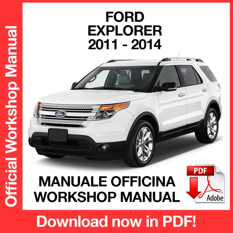 Workshop Manual Ford Explorer (2011-2014) (EN)