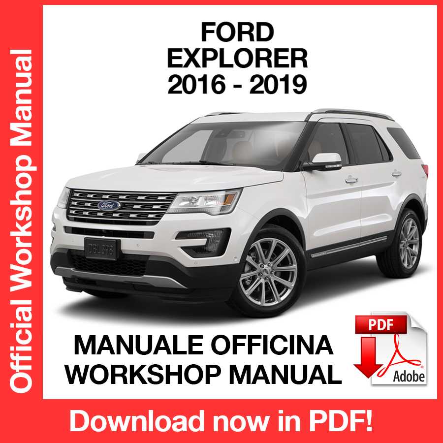 Workshop Manual Ford Explorer (2016-2019) (EN)