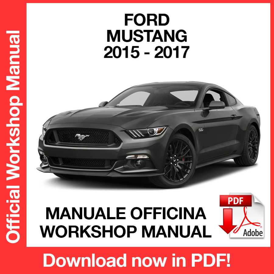 Workshop Manual Ford Mustang 6 (2015-2017) (EN)