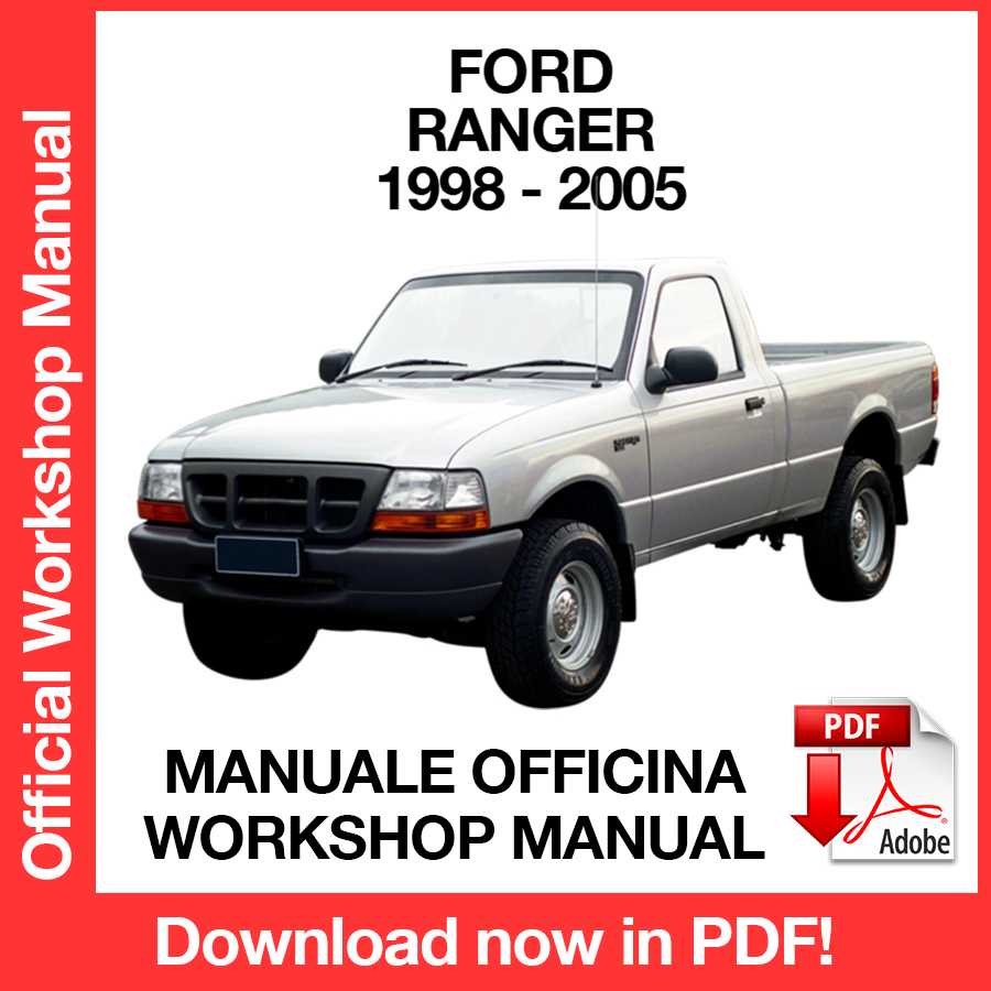 Workshop Manual Ford Ranger (1998-2005) (EN)