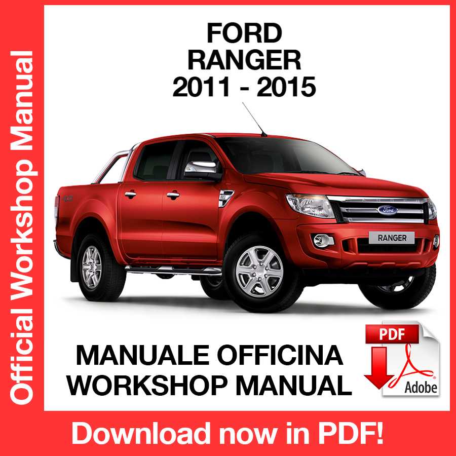 Workshop Manual Ford Ranger (2011-2015) (EN)