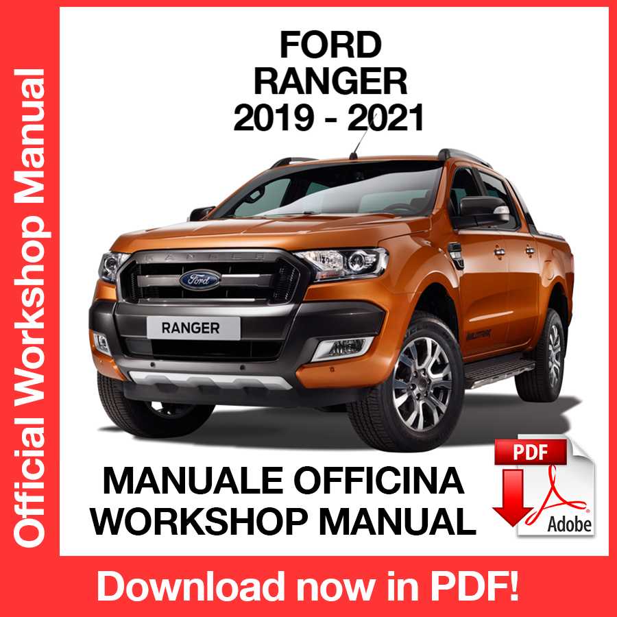 Workshop Manual Ford Ranger (2019-2021) (EN)