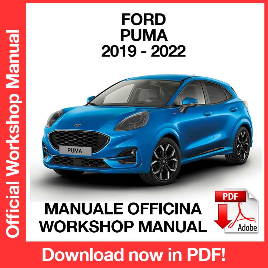 Workshop Manual Ford Puma (2019-2023) (ITA)