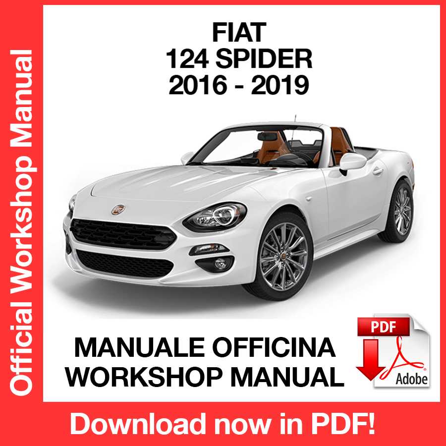 Workshop Manual Fiat 124 Spider (2016-2019) (ITA)