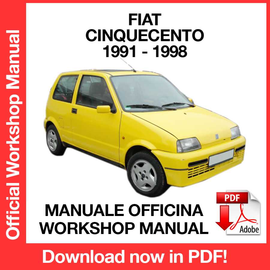 Workshop Manual Fiat Cinquecento (1991-1998) (ITA)