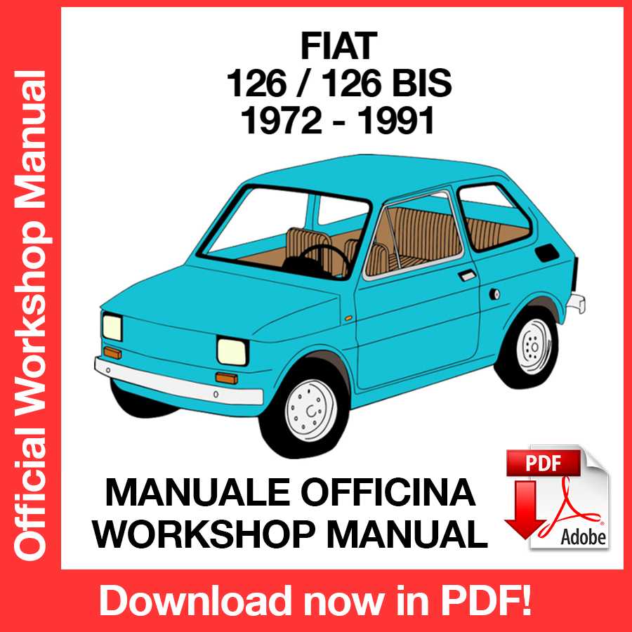 Workshop Manual Fiat 126 (1972-1991) (ITA)