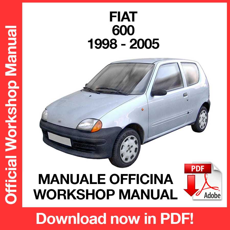 Workshop Manual Fiat 600 (1998-2005) (EN)