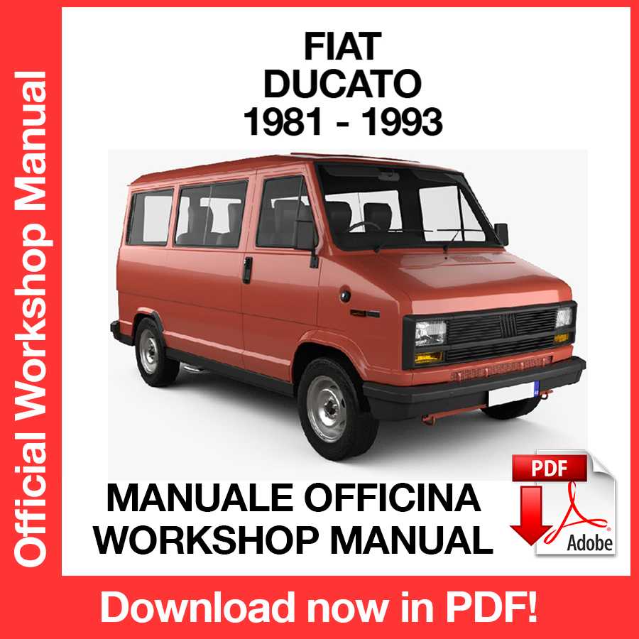 Workshop Manual Fiat Ducato (1981-1993) (EN)